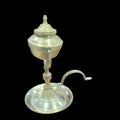 Candil de metal antiguo con diseño clásico funcional - Cositas Antiguas – La Guadaña, Anticuarios Online en Jerez , vender antigüedades, muebles antiguos