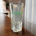 Cañero vintage de metal dorado con 12 vasos de cristal - Cositas Antiguas – La Guadaña, Anticuarios Online en Jerez , vender antigüedades, muebles antiguos