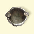 Cenicero de bronce plateado ALMAZÁN con relieves - Cositas Antiguas – La Guadaña, Anticuarios Online en Jerez , vender antigüedades, muebles antiguos