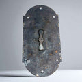 Cerradura antigua de hierro rústica y decorativa - Cositas Antiguas – La Guadaña, Anticuarios Online en Jerez , vender antigüedades, muebles antiguos