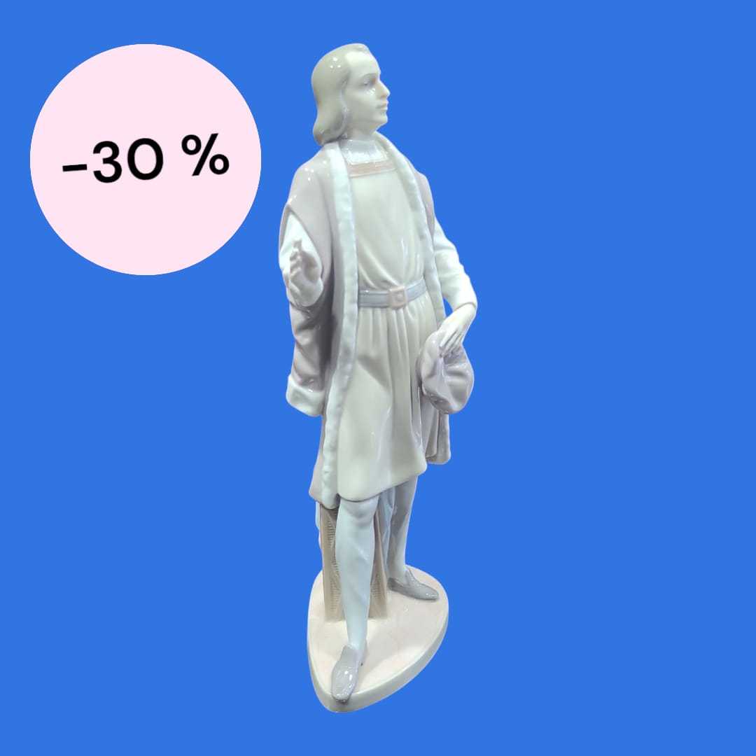 Figura Porcelana Lladró: Cristóbal Colón – Edición Limitada - Cositas Antiguas – La Guadaña, Anticuarios Online en Jerez , vender antigüedades, muebles antiguos