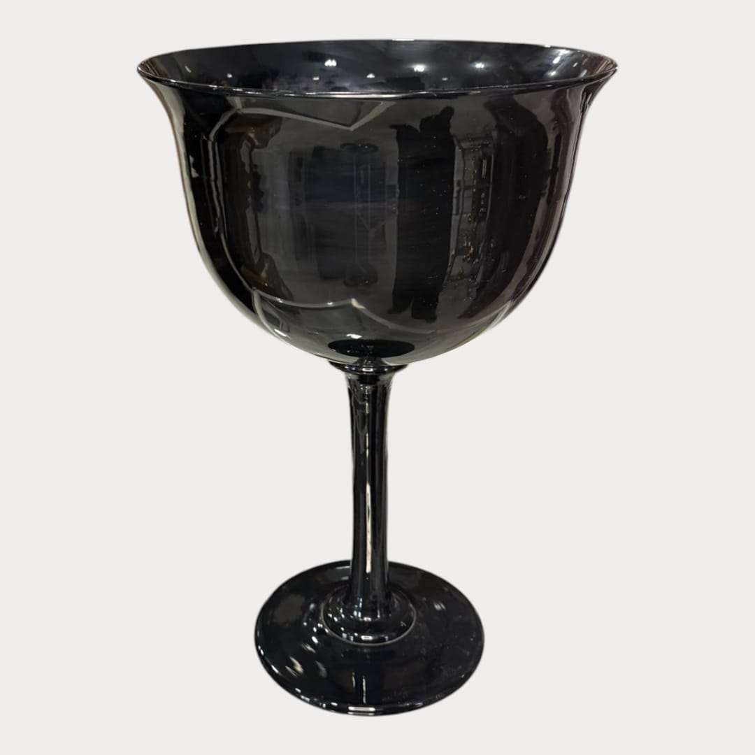 Copa Murano negra decorativa | Elegancia artesanal exclusiva - Cositas Antiguas – La Guadaña, Anticuarios Online en Jerez , vender antigüedades, muebles antiguos