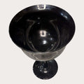 Copa Murano negra decorativa | Elegancia artesanal exclusiva - Cositas Antiguas – La Guadaña, Anticuarios Online en Jerez , vender antigüedades, muebles antiguos