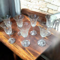 Copas de Cristal de Bohemia talladas - Elegancia y Tradición - Cositas Antiguas – La Guadaña, Anticuarios Online en Jerez , vender antigüedades, muebles antiguos