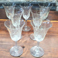 Copas de Cristal de Bohemia talladas - Elegancia y Tradición - Cositas Antiguas – La Guadaña, Anticuarios Online en Jerez , vender antigüedades, muebles antiguos