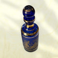 Set de cristal cobalto con detalles dorados – lujo - Cositas Antiguas – La Guadaña, Anticuarios Online en Jerez , vender antigüedades, muebles antiguos