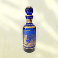 Set de cristal cobalto con detalles dorados – lujo - Cositas Antiguas – La Guadaña, Anticuarios Online en Jerez , vender antigüedades, muebles antiguos