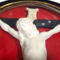 Crucifijo grande barro de pipa tallado a mano con cúpula - Cositas Antiguas – La Guadaña, Anticuarios Online en Jerez , vender antigüedades, muebles antiguos