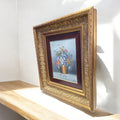 Óleo Sobre Lienzo Floral con Marco Dorado - Arte Decorativo - Cositas Antiguas – La Guadaña, Anticuarios Online en Jerez , vender antigüedades, muebles antiguos