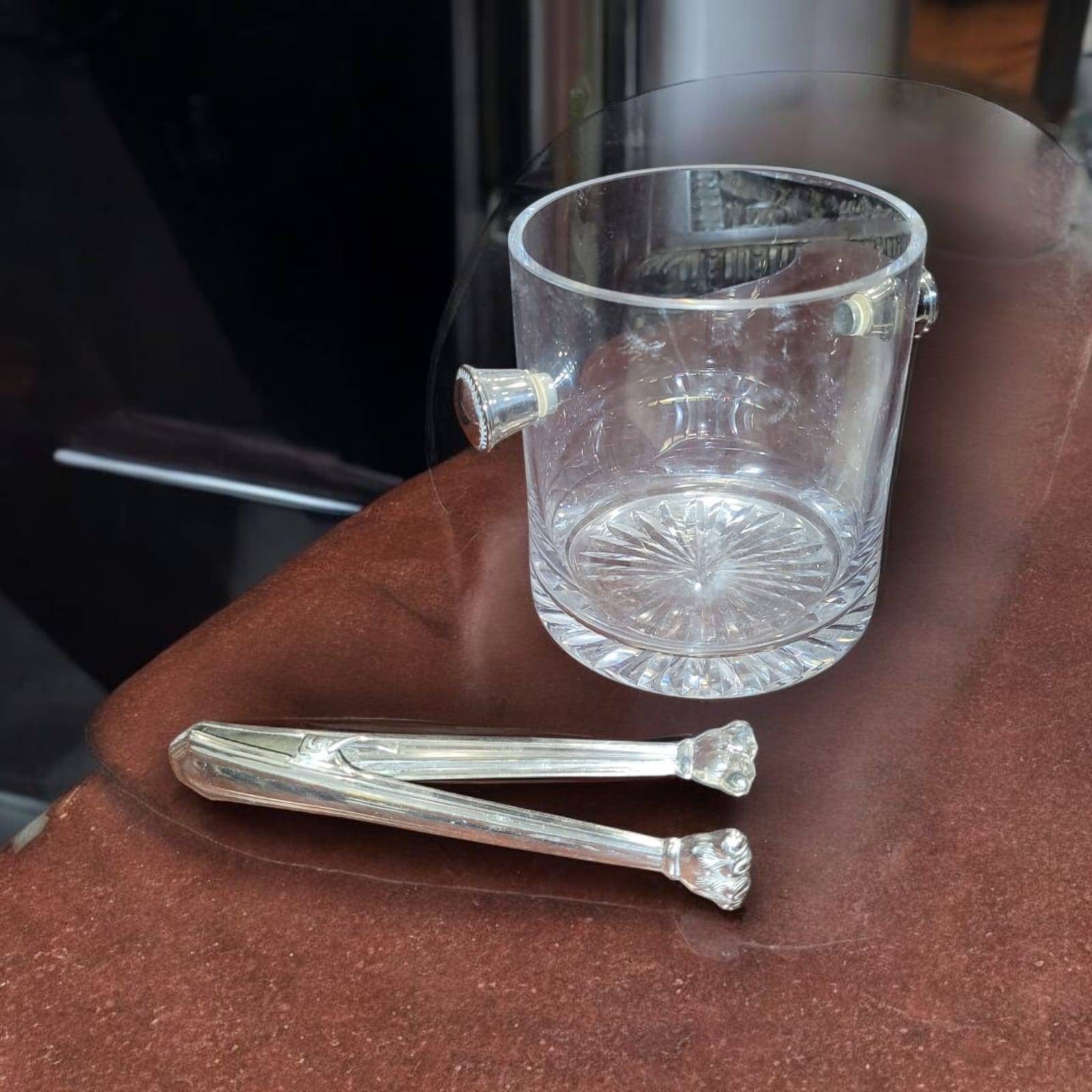 Cubitera de cristal tallado – Estilo y utilidad para tu bar - Cositas Antiguas – La Guadaña, Anticuarios Online en Jerez , vender antigüedades, muebles antiguos