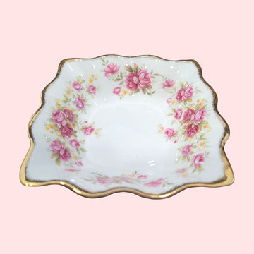 Cuenco Cuadrado de Porcelana Inglesa de James Kent - Cositas Antiguas – La Guadaña, Anticuarios Online en Jerez , vender antigüedades, muebles antiguos