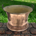 Macetero antiguo de cobre con asas | estilo vintage - Cositas Antiguas – La Guadaña, Anticuarios Online en Jerez , vender antigüedades, muebles antiguos