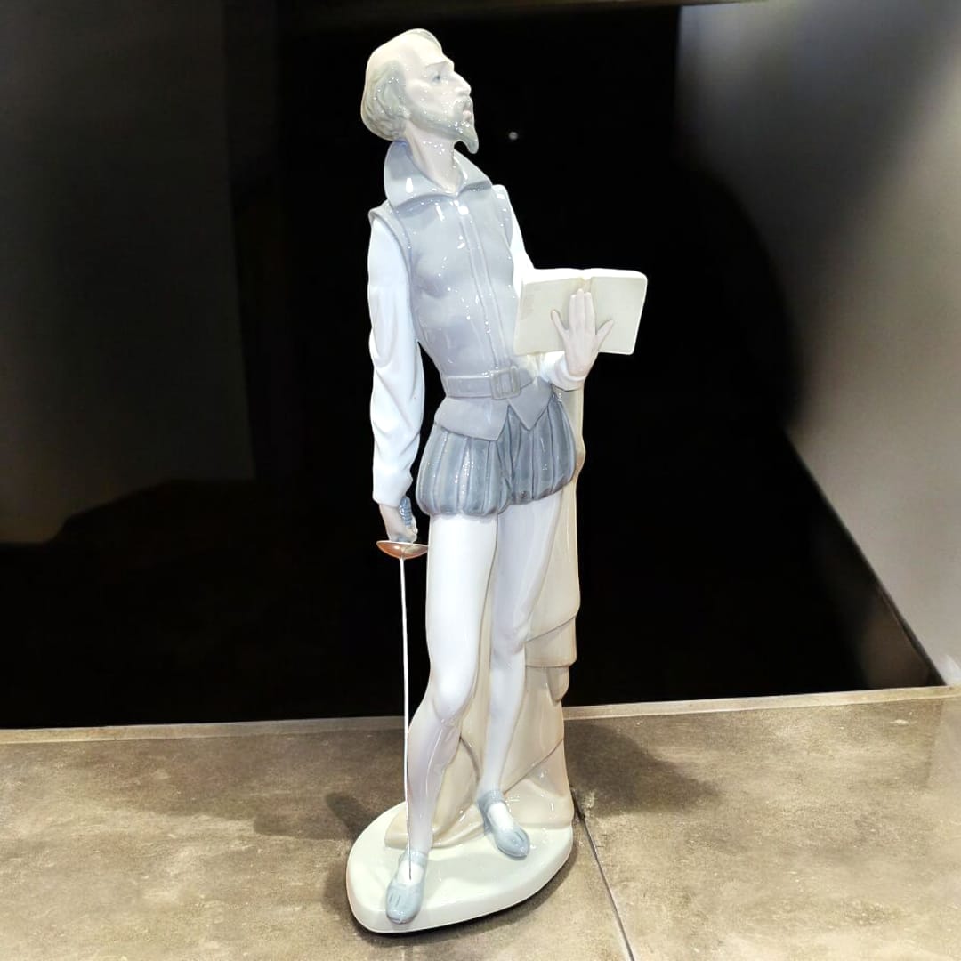 Figura de porcelana NAO LLADRÓ – Don Quijote de la Mancha - Cositas Antiguas – La Guadaña, Anticuarios Online en Jerez , vender antigüedades, muebles antiguos