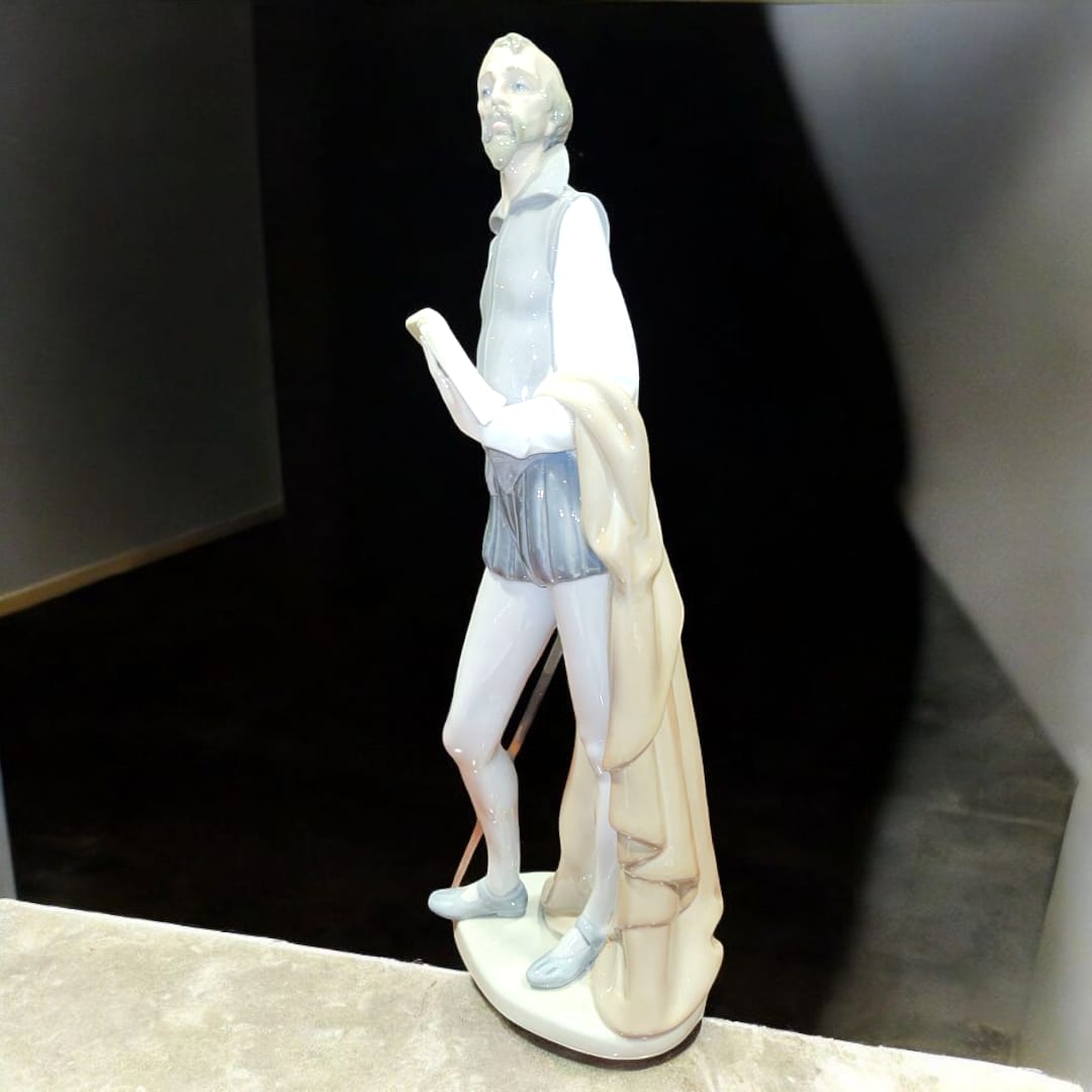 Figura de porcelana NAO LLADRÓ – Don Quijote de la Mancha - Cositas Antiguas – La Guadaña, Anticuarios Online en Jerez , vender antigüedades, muebles antiguos
