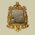 Espejo cornucopia dorado estilo rococó | Elegancia clásica - Cositas Antiguas – La Guadaña, Anticuarios Online en Jerez , vender antigüedades, muebles antiguos