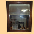 Espejo rectangular de caoba con cristal biselado - Elegancia - Cositas Antiguas – La Guadaña, Anticuarios Online en Jerez , vender antigüedades, muebles antiguos