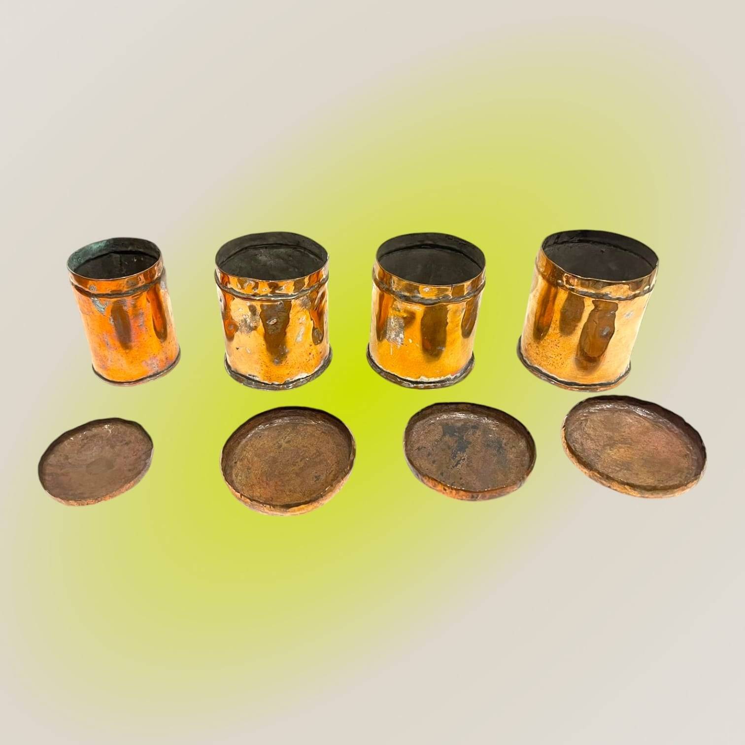 Caja de especias orientales de cobre del siglo Siglo XIX - Cositas Antiguas – La Guadaña, Anticuarios Online en Jerez , vender antigüedades, muebles antiguos