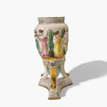 Florero Portugues decorado a mano, pieza única de colección - Cositas Antiguas – La Guadaña, Anticuarios Online en Jerez , vender antigüedades, muebles antiguos