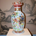 Jarrón de Porcelana China: Arte Oriental Pintado a Mano - Cositas Antiguas – La Guadaña, Anticuarios Online en Jerez , vender antigüedades, muebles antiguos