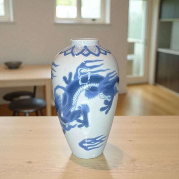 Florero - Jarrón Lladró porcelana dragón chino | Edición - Cositas Antiguas – La Guadaña, Anticuarios Online en Jerez , vender antigüedades, muebles antiguos