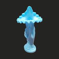 Florero de mano de opalina azul vintage de los años 60 - Cositas Antiguas – La Guadaña, Anticuarios Online en Jerez , vender antigüedades, muebles antiguos