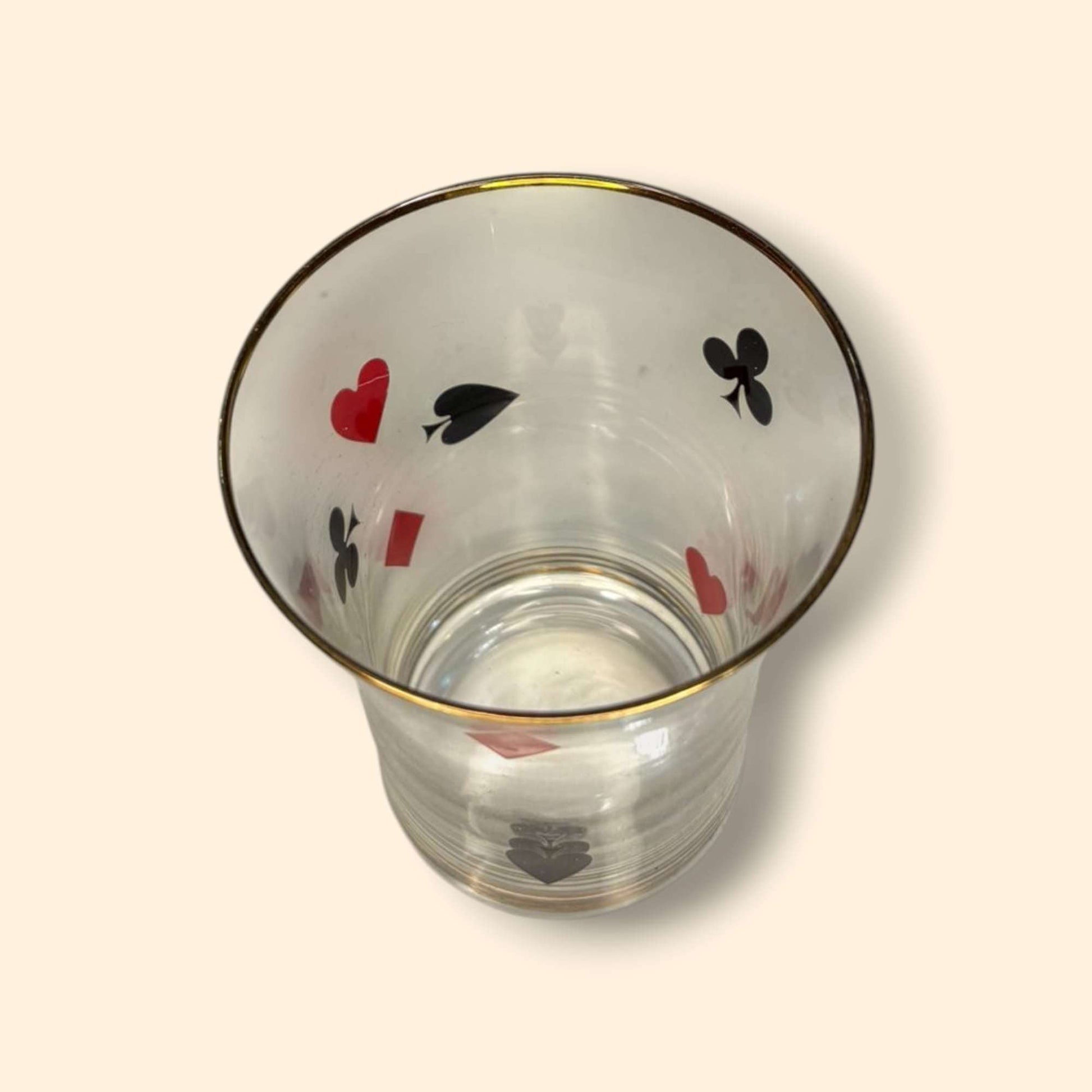 Juego de jarra y vasos vintage de cristal baraja francesa - Cositas Antiguas – La Guadaña, Anticuarios Online en Jerez , vender antigüedades, muebles antiguos
