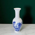 Jarrón de porcelana danesa Copenhague con decoración azul - Cositas Antiguas – La Guadaña, Anticuarios Online en Jerez , vender antigüedades, muebles antiguos