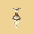 Jarrón antiguo de metal decorado con grabados elegantes - Cositas Antiguas – La Guadaña, Anticuarios Online en Jerez , vender antigüedades, muebles antiguos