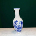 Jarrón de porcelana danesa Copenhague con decoración azul - Cositas Antiguas – La Guadaña, Anticuarios Online en Jerez , vender antigüedades, muebles antiguos