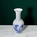 Jarrón de porcelana danesa Copenhague con decoración azul - Cositas Antiguas – La Guadaña, Anticuarios Online en Jerez , vender antigüedades, muebles antiguos