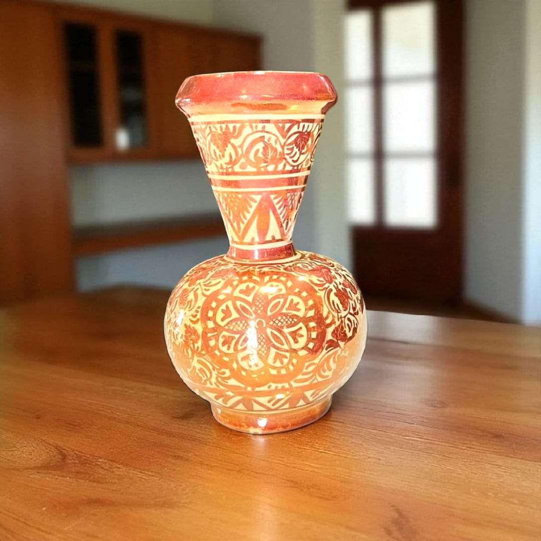 Jarrón de cerámica Manises antiguo, exclusivo y único - Cositas Antiguas – La Guadaña, Anticuarios Online en Jerez , vender antigüedades, muebles antiguos
