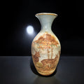 Jarron de porcelana decorado con ciervos y paisaje natural - Cositas Antiguas – La Guadaña, Anticuarios Online en Jerez , vender antigüedades, muebles antiguos