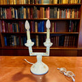 Lampara de mesa de porcelana de Manises – Arte y tradición - Cositas Antiguas – La Guadaña, Anticuarios Online en Jerez , vender antigüedades, muebles antiguos