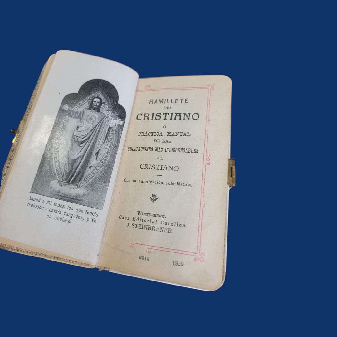 Libro de Primera Comunión con ilustraciones 1922 - Cositas Antiguas – La Guadaña, Anticuarios Online en Jerez , vender antigüedades, muebles antiguos