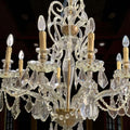 Lampara de cristal de salón única y elegante - Cositas Antiguas – La Guadaña, Anticuarios Online en Jerez , vender antigüedades, muebles antiguos