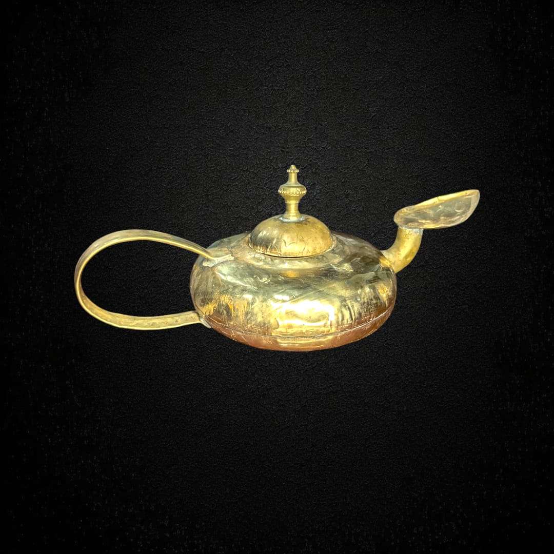Lampara de Aceite Estilo Musulmán – Autenticidad - Cositas Antiguas – La Guadaña, Anticuarios Online en Jerez , vender antigüedades, muebles antiguos