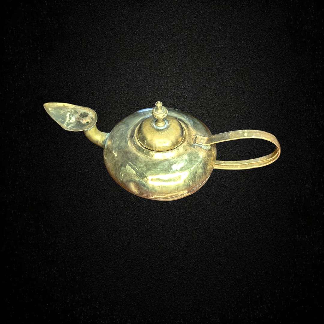 Lampara de Aceite Estilo Musulmán – Autenticidad - Cositas Antiguas – La Guadaña, Anticuarios Online en Jerez , vender antigüedades, muebles antiguos