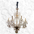 Lampara de cristal de salón única y elegante - Cositas Antiguas – La Guadaña, Anticuarios Online en Jerez , vender antigüedades, muebles antiguos