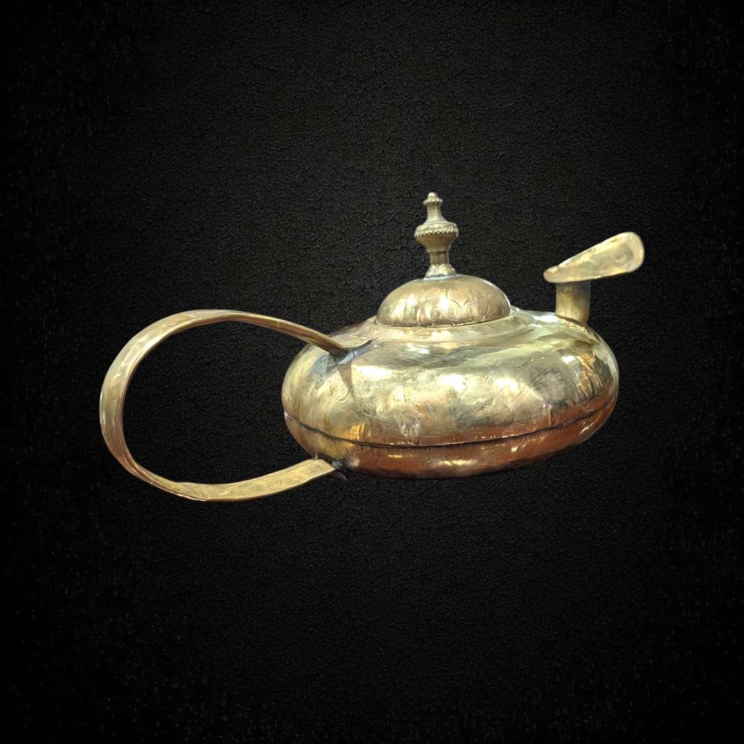 Lampara de Aceite Estilo Musulmán – Autenticidad - Cositas Antiguas – La Guadaña, Anticuarios Online en Jerez , vender antigüedades, muebles antiguos