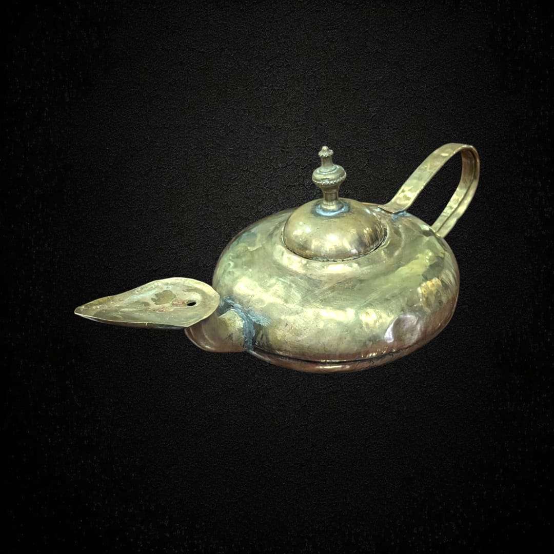 Lampara de Aceite Estilo Musulmán – Autenticidad - Cositas Antiguas – La Guadaña, Anticuarios Online en Jerez , vender antigüedades, muebles antiguos