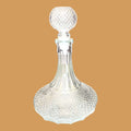 Licorera de cristal tallado con copas | Elegancia clásica - Cositas Antiguas – La Guadaña, Anticuarios Online en Jerez , vender antigüedades, muebles antiguos