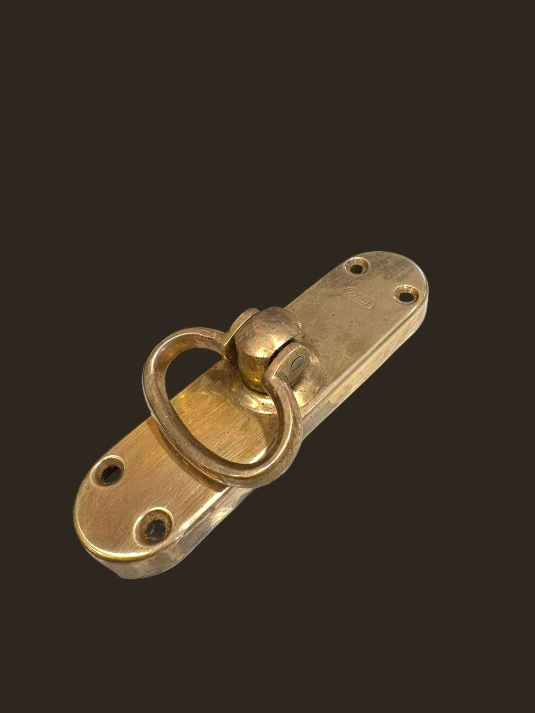 Pestillo de ventaja de metal dorado antiguo original - Cositas Antiguas – La Guadaña, Anticuarios Online en Jerez , vender antigüedades, muebles antiguos