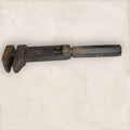 Llave inglesa antigua ajustable – herramienta única - Cositas Antiguas – La Guadaña, Anticuarios Online en Jerez , vender antigüedades, muebles antiguos