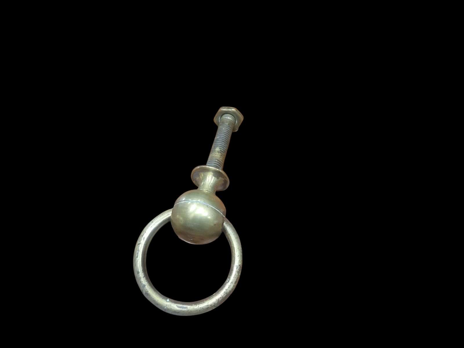 Argolla tirador de puerta antigua de bronce única - Cositas Antiguas – La Guadaña, Anticuarios Online en Jerez , vender antigüedades, muebles antiguos