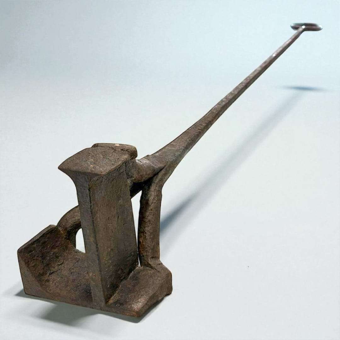 Marcador tonelero de forja con letra L | Pieza única antigua - Cositas Antiguas – La Guadaña, Anticuarios Online en Jerez , vender antigüedades, muebles antiguos