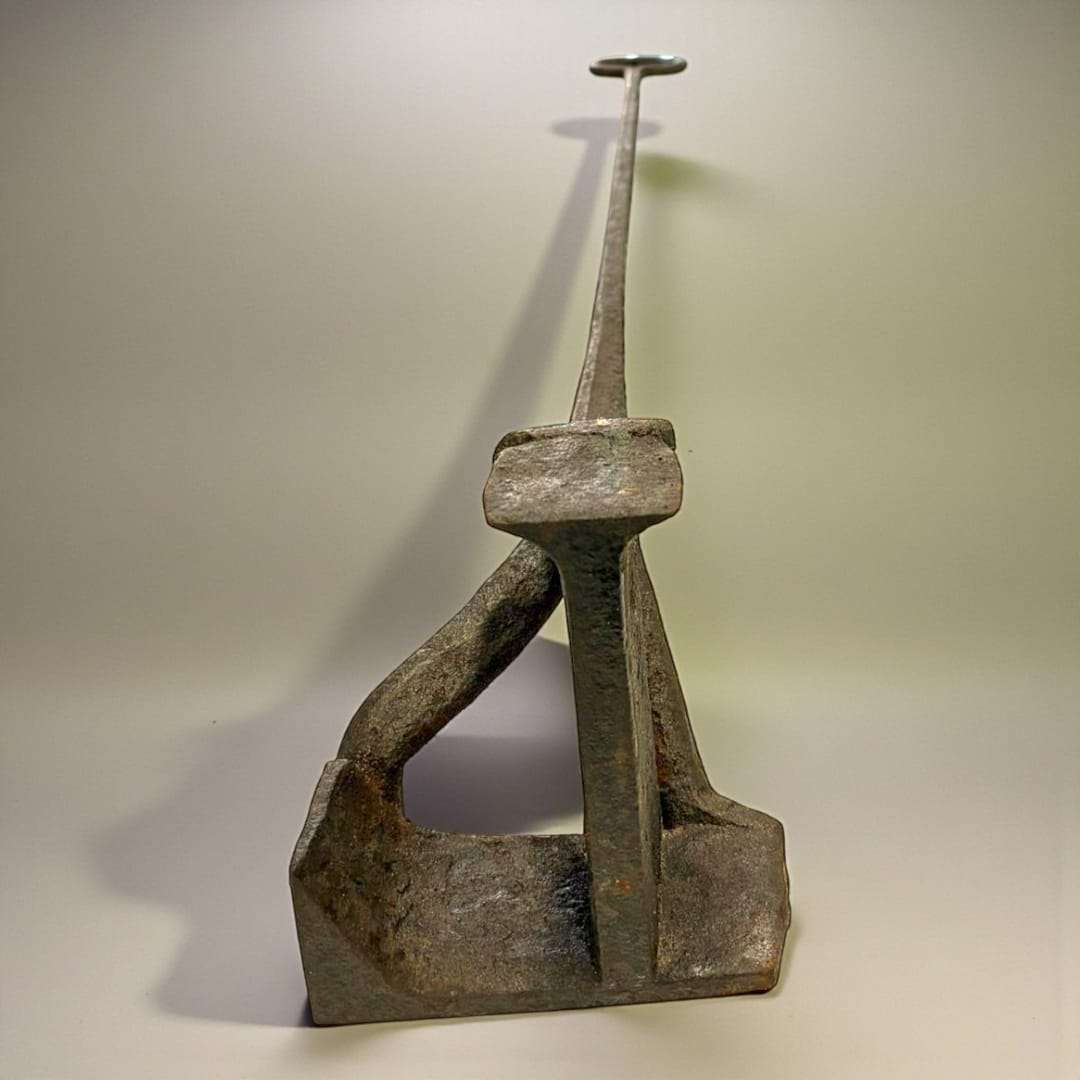 Marcador tonelero de forja con letra L | Pieza única antigua - Cositas Antiguas – La Guadaña, Anticuarios Online en Jerez , vender antigüedades, muebles antiguos