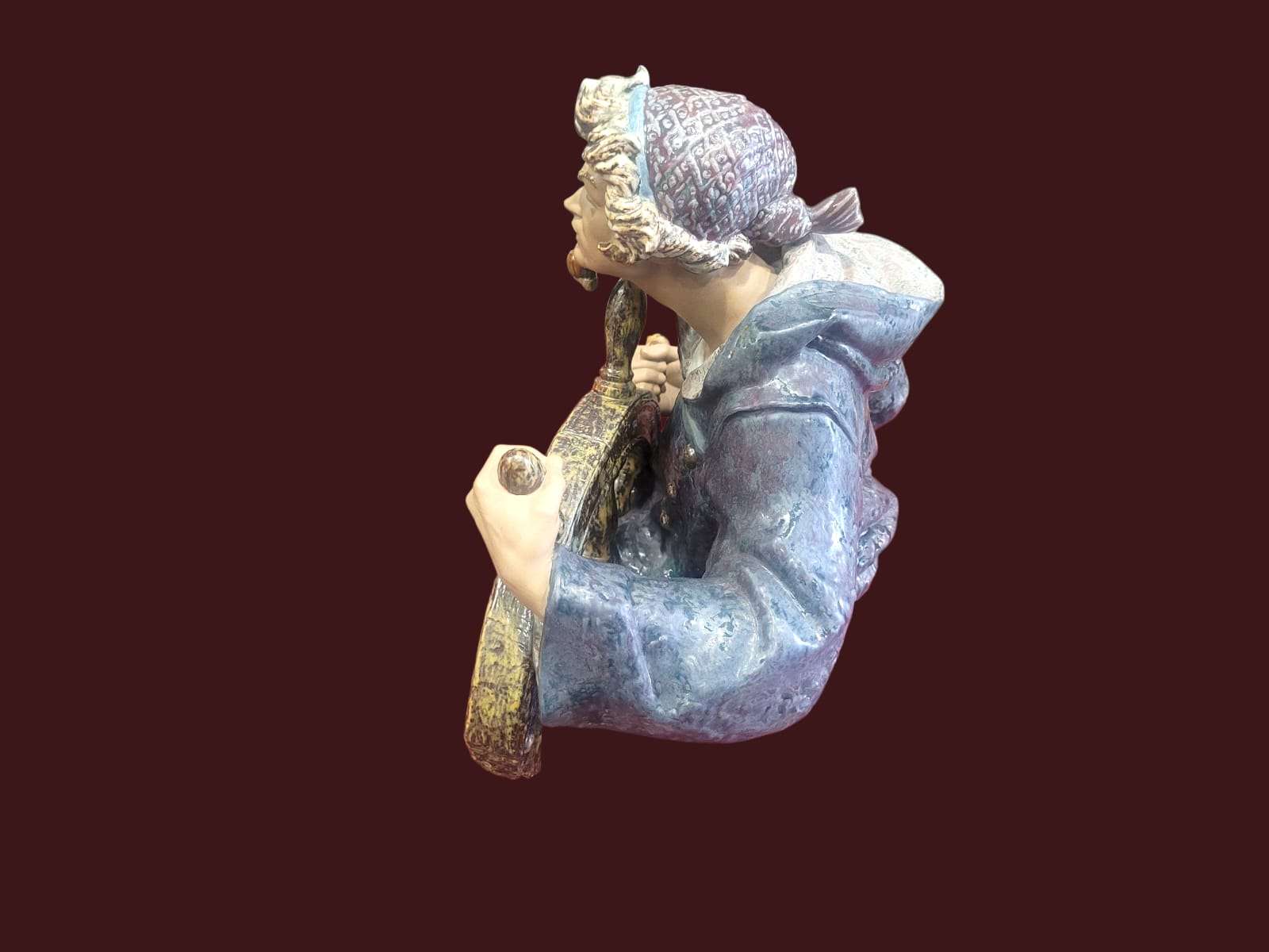 Figura de porcelana Lladró "Timonel", edición coleccionista - Cositas Antiguas – La Guadaña, Anticuarios Online en Jerez , vender antigüedades, muebles antiguos