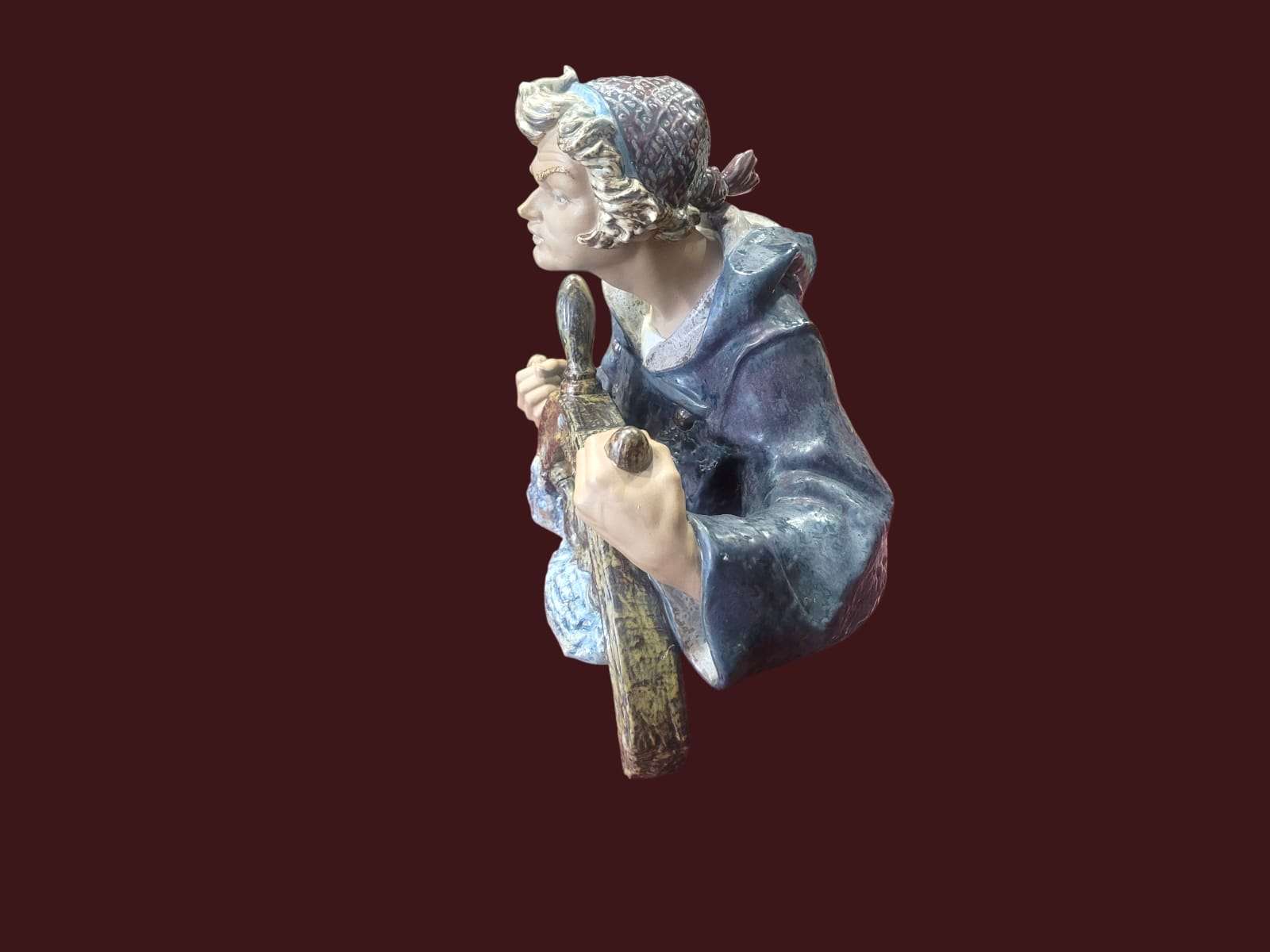 Figura de porcelana Lladró "Timonel", edición coleccionista - Cositas Antiguas – La Guadaña, Anticuarios Online en Jerez , vender antigüedades, muebles antiguos