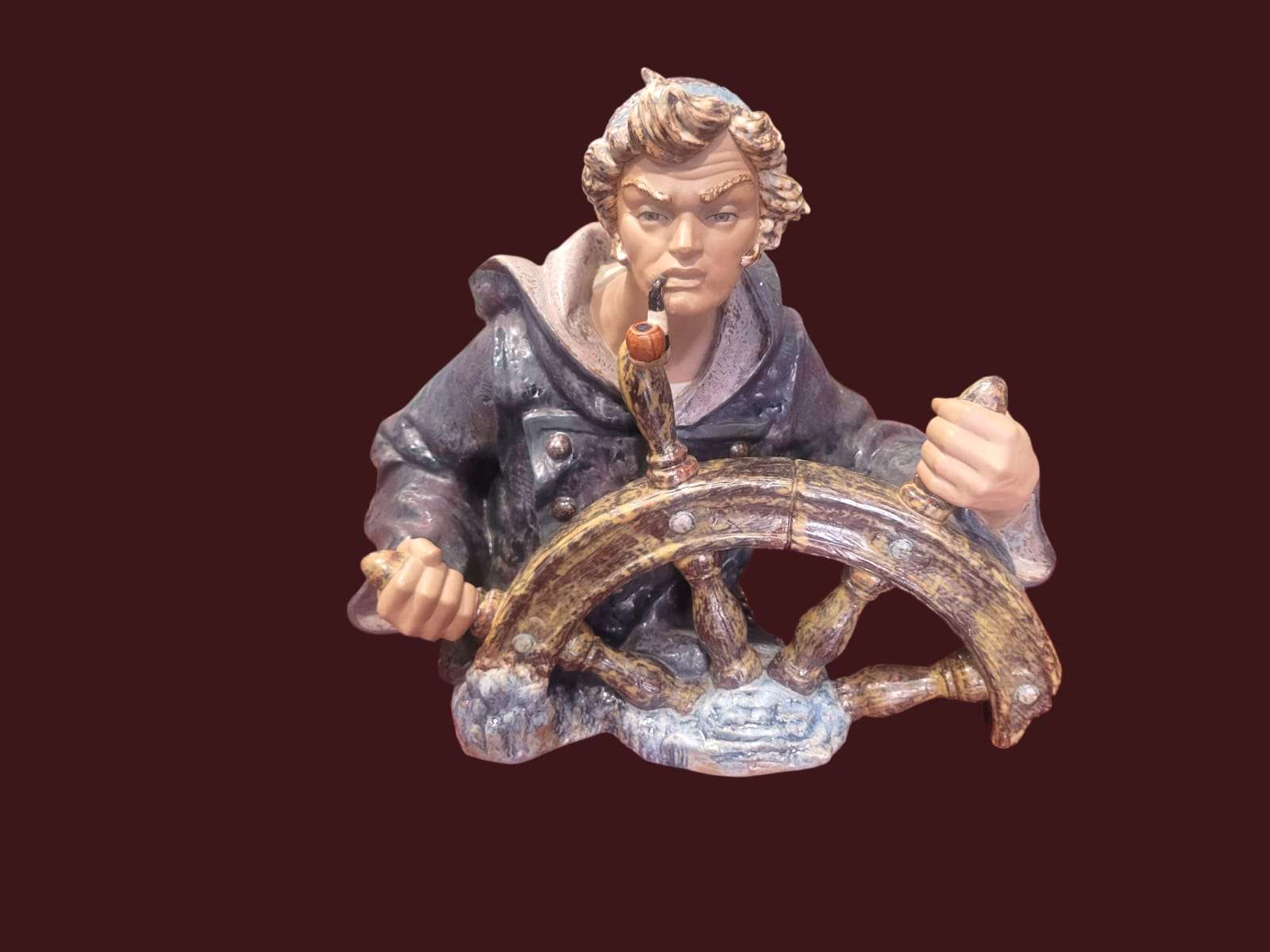 Figura de porcelana Lladró "Timonel", edición coleccionista - Cositas Antiguas – La Guadaña, Anticuarios Online en Jerez , vender antigüedades, muebles antiguos