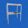 Mesa auxiliar antigua de hospital | Metal y cristal - Cositas Antiguas – La Guadaña, Anticuarios Online en Jerez , vender antigüedades, muebles antiguos